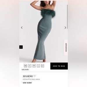 House of CB dress size medium, only wore it once.